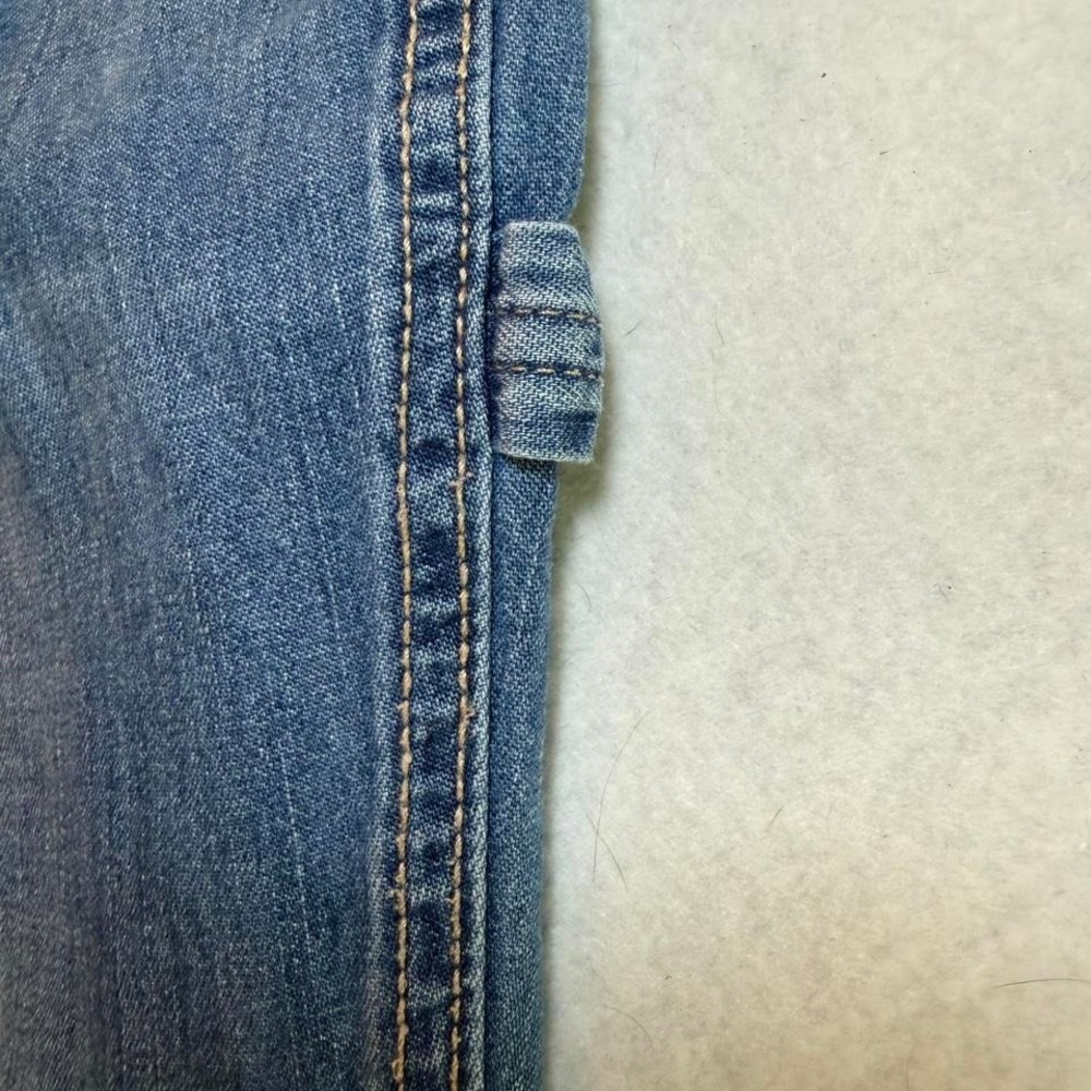 Gap blue cargo style jeans with distressed details Size 12 Y2K style - Picture 5 of 8